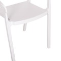 ARMCHAIR POLYPROPYLENE PERFOE FK5941.01 IN WHITE 56x50x73Hcm. ARMCHAIR POLYPROPYLENE PERFOE FK5941.01 IN WHITE 56x50x73Hcm.