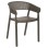 ARMCHAIR POLYPROPYLENE PERFOE FK5941.07 IN DARK OLIVE 56x50x73Hcm.