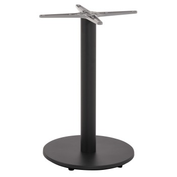 TABLE BASE ALUMINUM FK476.20 ROUND IN GREY 48x48cm CROSS Φ45Χ72Hcm.