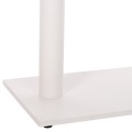 BAR TABLE BASE FK478.02 MEDIUM HEIGHT MATTE WHITE METAL 2-PILLAR 40Χ80Χ90Hcm. BAR TABLE BASE FK478.02 MEDIUM HEIGHT MATTE WHITE METAL 2-PILLAR 40Χ80Χ90Hcm.