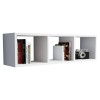 WALL SHELF MELAMINE WHITE 90x22x25,6Hcm.FK9228.11