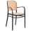 ARMCHAIR POLYPROPYLENE FLOW FK5938.02 BLACK AND BEIGE 55x53x86Hcm.