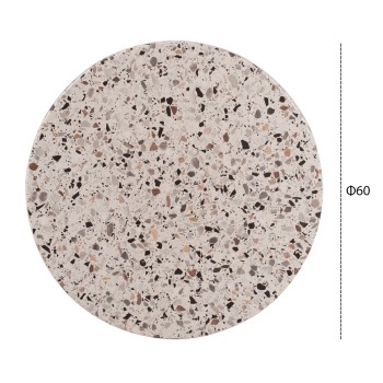 TABLETOP ROUND FK5227.16 WERZALIT Φ60 TERRAZZO 5766