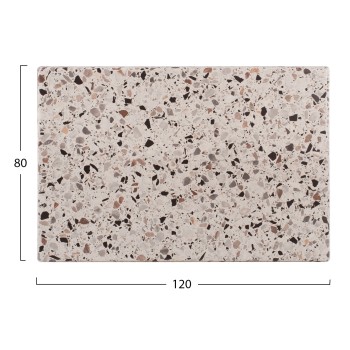 TABLETOP RECTANGULAR FK5630.16 WERZALIT 120X80cm. TERRAZZO 5766 TABLETOP RECTANGULAR FK5630.16 WERZALIT 120X80cm. TERRAZZO 5766