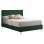 BED INDRA FK662.13 CYPRESS GREEN VELVET FOR MATTRESS 160x200cm.