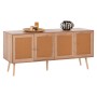 BUFFET COLM FK9440.11 MELAMINE WITH SYNTHETIC RATTAN ON 4 DOORS 160x39,5x71Hcm.