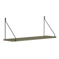 WALL SHELF AGILAN FK9183.12 MELAMINE IN OLIVE GREY 72x20x27Hcm. WALL SHELF AGILAN FK9183.12 MELAMINE IN OLIVE GREY 72x20x27Hcm.