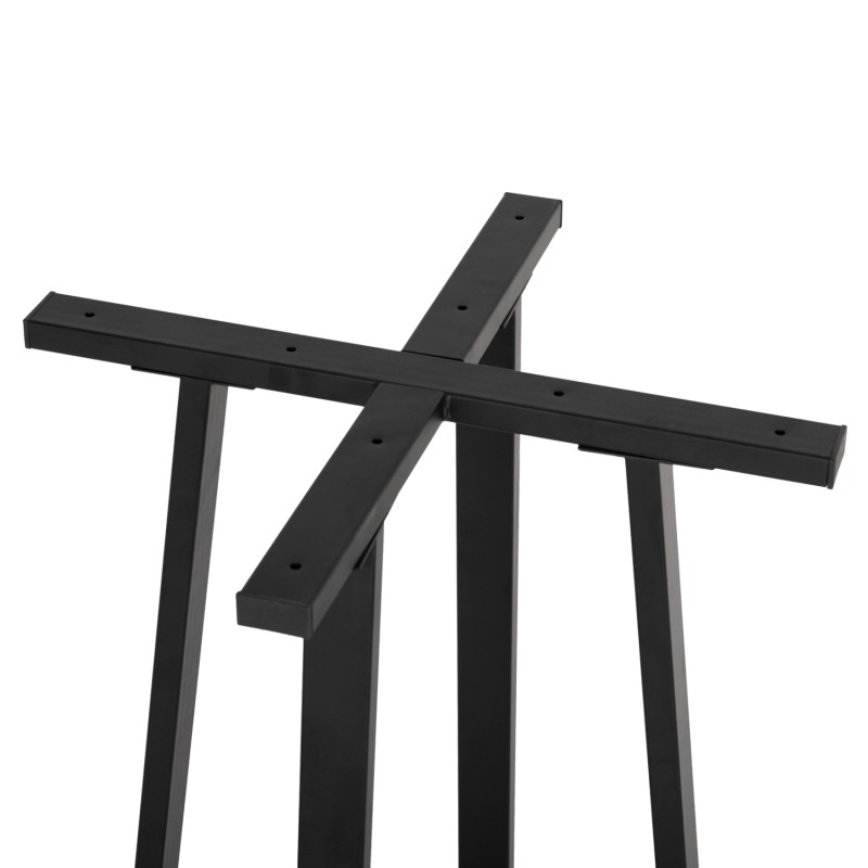 BASE FOR BAR TABLE FK477.01 MEDIUM HEIGHT BLACK METAL 50x50x90Hcm. BASE FOR BAR TABLE FK477.01 MEDIUM HEIGHT BLACK METAL 50x50x90Hcm.