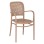 ARMCHAIR POLYPROPYLENE FLOW FK5938.03 CAPPUCCINO 55x53x86Hcm.