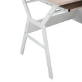 OFFICE COMPOSITION 2PCS FK11769 MELAMINE IN SONOMA-WHITE METAL OFFICE COMPOSITION 2PCS FK11769 MELAMINE IN SONOMA-WHITE METAL
