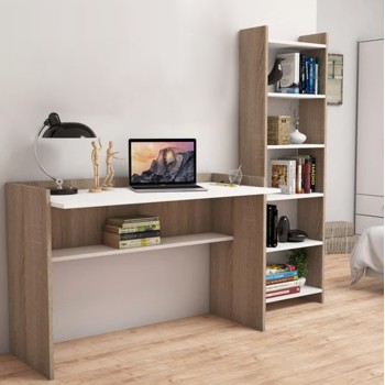 OFFICE SET 2PCS FK11774.12 MELAMINE IN SONOMA-WHITE