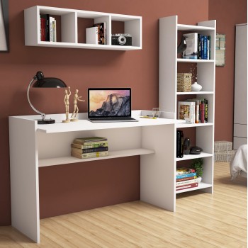 OFFICE COMPOSITION FK11776.11 3PCS MELAMINE IN WHITE COLOR OFFICE COMPOSITION FK11776.11 3PCS MELAMINE IN WHITE COLOR
