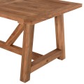 DINING TABLE FK9565 RECYCLED TEAK WOOD IN NATURAL COLOR 200x90x75Hcm. DINING TABLE FK9565 RECYCLED TEAK WOOD IN NATURAL COLOR 200x90x75Hcm.