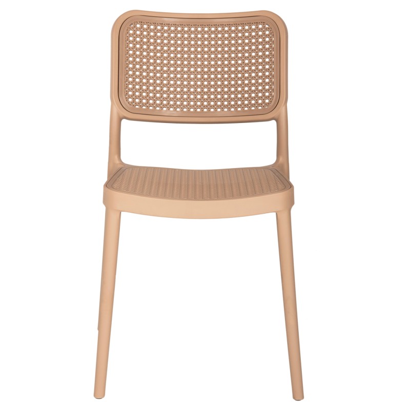 CHAIR POLYPROPYLENE MEKO FK5934.03 CAPPUCCINO 51x52x80Hcm. CHAIR POLYPROPYLENE MEKO FK5934.03 CAPPUCCINO 51x52x80Hcm.