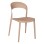 CHAIR POLYPROPYLENE CLEO FK5936.03 CAPPUCCINO 49x54,5x80,5Hcm.