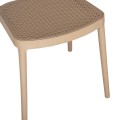 CHAIR POLYPROPYLENE CLEO FK5936.03 CAPPUCCINO 49x54,5x80,5Hcm. CHAIR POLYPROPYLENE CLEO FK5936.03 CAPPUCCINO 49x54,5x80,5Hcm.