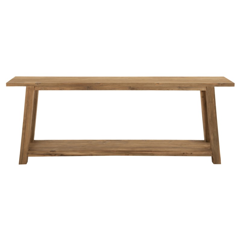CONSOLE NO DRAWER FK9554 MADE OF RECYCLED TEAK WOOD 240x45x91Hcm. CONSOLE NO DRAWER FK9554 MADE OF RECYCLED TEAK WOOD 240x45x91Hcm.