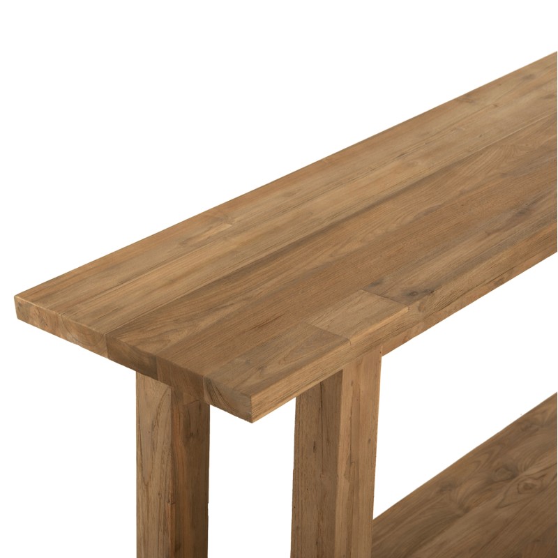 CONSOLE NO DRAWER FK9554 MADE OF RECYCLED TEAK WOOD 240x45x91Hcm. CONSOLE NO DRAWER FK9554 MADE OF RECYCLED TEAK WOOD 240x45x91Hcm.