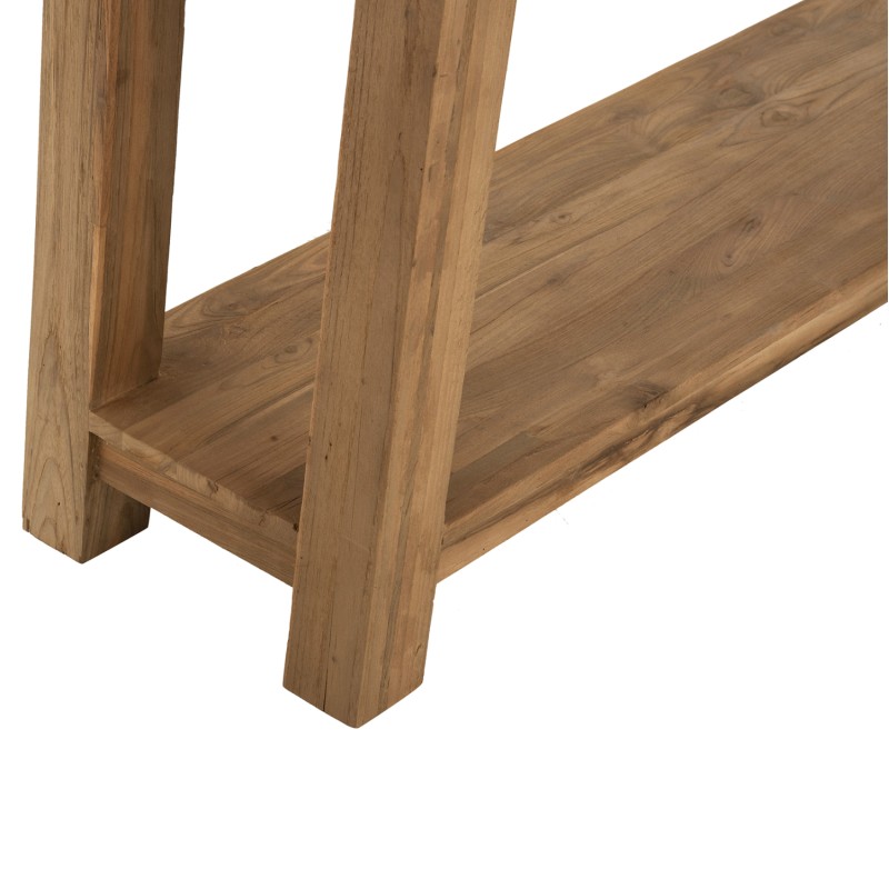 CONSOLE NO DRAWER FK9554 MADE OF RECYCLED TEAK WOOD 240x45x91Hcm. CONSOLE NO DRAWER FK9554 MADE OF RECYCLED TEAK WOOD 240x45x91Hcm.