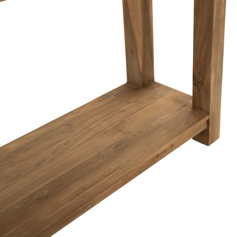 CONSOLE NO DRAWER FK9554 MADE OF RECYCLED TEAK WOOD 240x45x91Hcm. CONSOLE NO DRAWER FK9554 MADE OF RECYCLED TEAK WOOD 240x45x91Hcm.