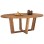 DINING TABLE IN OVAL SHAPE FK9558 RECYCLED TEAK WOOD 209x109x80Hcm.