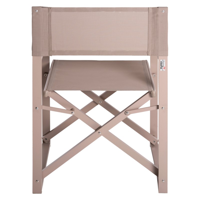 DIRECTOR'S CHAIR ALUMINUM DUPRE FK5094.03 CHAMPAGNE COLOR 57x48,5x85.5Hcm. DIRECTOR'S CHAIR ALUMINUM DUPRE FK5094.03 CHAMPAGNE COLOR 57x48,5x85.5Hcm.