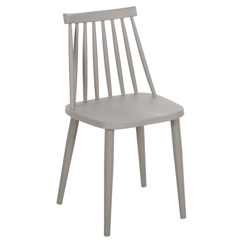 Dining Chair FK8052.22 Vanessa GREY with metallic GREY legs 42.5x44x81H cm. Dining Chair FK8052.22 Vanessa GREY with metallic GREY legs 42.5x44x81H cm.