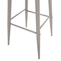 BAR STOOL HIGH SEAT VANESSA FK8459.20 GREY PP & GREY METAL LEGS 47x48,5x107Hcm. BAR STOOL HIGH SEAT VANESSA FK8459.20 GREY PP & GREY METAL LEGS 47x48,5x107Hcm.