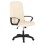 OFFICE CHAIR FK1188.03 ECRU PU LEATHER 63x70x114Hcm.