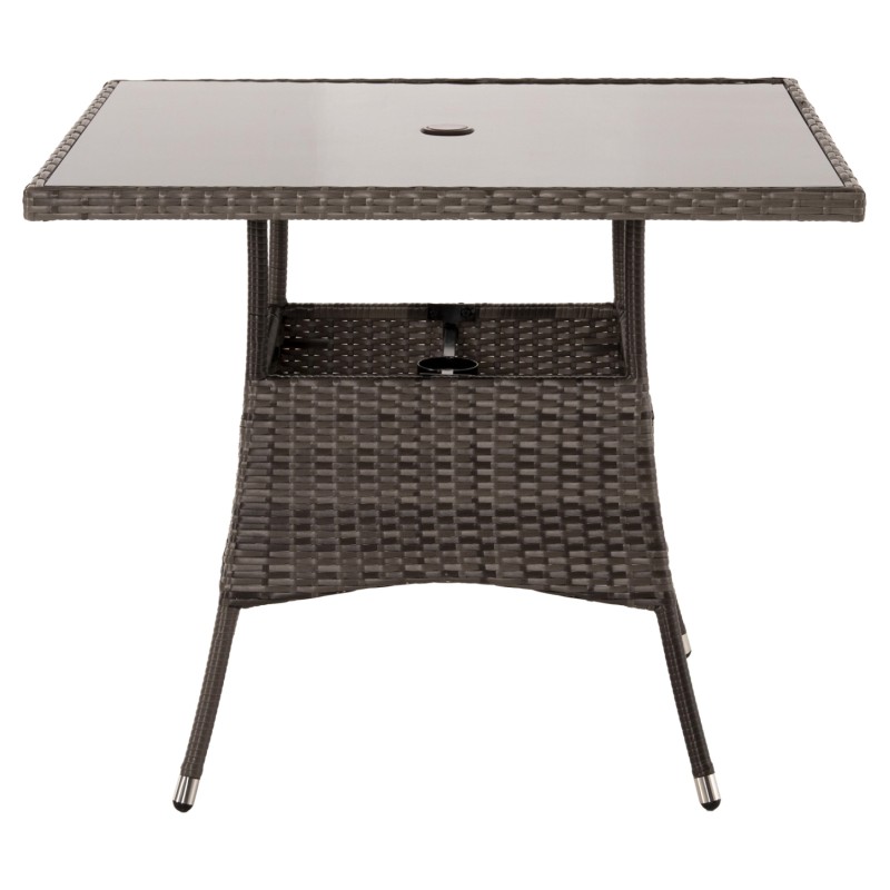 OUTDOOR DINING SET 5PCS FK5965 BROWN RATTAN-METAL FRAME-GLASS TABLETOP OUTDOOR DINING SET 5PCS FK5965 BROWN RATTAN-METAL FRAME-GLASS TABLETOP
