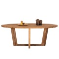 DINING TABLE CARIB FK9560 OVAL RECYCLED TEAK IN NATURAL 250x110x78Hcm. DINING TABLE CARIB FK9560 OVAL RECYCLED TEAK IN NATURAL 250x110x78Hcm.