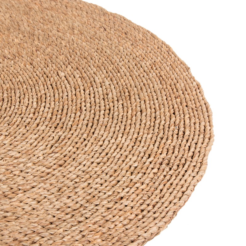 ROUND RUG CRATER FK7849 MENDONG GRASS IN NATURAL COLOR Φ150cm. ROUND RUG CRATER FK7849 MENDONG GRASS IN NATURAL COLOR Φ150cm.