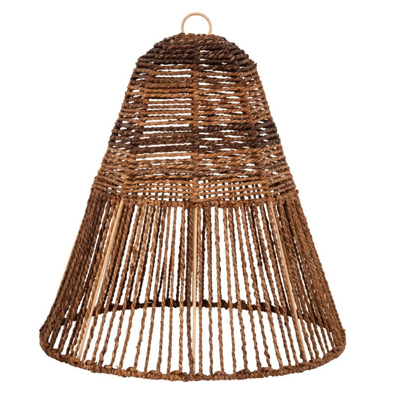 CEILING PENDANT LAMP FK7859 DRIED BANANA TREE FIBERS IN BROWN COLOR Φ61x61-156Hcm. CEILING PENDANT LAMP FK7859 DRIED BANANA TREE FIBERS IN BROWN COLOR Φ61x61-156Hcm.