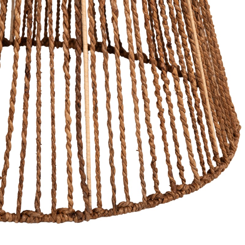CEILING PENDANT LAMP FK7859 DRIED BANANA TREE FIBERS IN BROWN COLOR Φ61x61-156Hcm. CEILING PENDANT LAMP FK7859 DRIED BANANA TREE FIBERS IN BROWN COLOR Φ61x61-156Hcm.