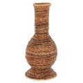 DECORATIVE FLOOR VASE FK7864 BANANA FIBER RUSH-MAT IN BROWN COLOR Φ33x74Hcm. DECORATIVE FLOOR VASE FK7864 BANANA FIBER RUSH-MAT IN BROWN COLOR Φ33x74Hcm.