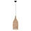 CEILING PENDANT LAMP ΗΜ7887 NATURAL RATTAN IN NATURAL COLOR Φ28x163,5Hcm.
