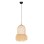 CEILING PENDANT LAMP FK7890 PALM LEAF FIBERS IN NATURAL COLOR Φ35x163Hcm.