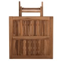 OUTDOOR SQUARE DINING TABLE KENDALL FK9544 FOLDABLE-TEAK WOOD IN NATURAL COLOR 80x80x75Hcm. OUTDOOR SQUARE DINING TABLE KENDALL FK9544 FOLDABLE-TEAK WOOD IN NATURAL COLOR 80x80x75Hcm.