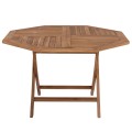 OUTDOOR POLYGON DINING TABLE KENDALL FK9545 FOLDABLE TEAK IN NATURAL COLOR 120x120x75Hcm. OUTDOOR POLYGON DINING TABLE KENDALL FK9545 FOLDABLE TEAK IN NATURAL COLOR 120x120x75Hcm.