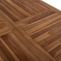 OUTDOOR POLYGON DINING TABLE KENDALL FK9545 FOLDABLE TEAK IN NATURAL COLOR 120x120x75Hcm. OUTDOOR POLYGON DINING TABLE KENDALL FK9545 FOLDABLE TEAK IN NATURAL COLOR 120x120x75Hcm.