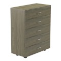 CHEST OF DRAWERS THORG FK8995.05 5-DRAWER -MELAMINE IN DARK OLIVE 80Χ40Χ100Hcm. CHEST OF DRAWERS THORG FK8995.05 5-DRAWER -MELAMINE IN DARK OLIVE 80Χ40Χ100Hcm.