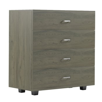 CHEST OF DRAWERS THORG FK8996.05 4-DRAWER MELAMINE IN DARK OLIVE 80x40x83Hcm.