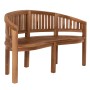BENCH 2-SEATER CAPO FK9539 TEAK WOOD IN NATURAL COLOR 149x59x86Hcm.