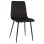 DINING CHAIR LATRELL FK8587.04 BLACK VELVET & BLACK METAL LEGS 43x54x88Hcm.