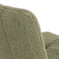 CHAIR SHELLY FK8590.03 TEDDY FABRIC IN PISTACHIO GREEN-BLACK METAL LEGS 48x64x87Hcm. CHAIR SHELLY FK8590.03 TEDDY FABRIC IN PISTACHIO GREEN-BLACK METAL LEGS 48x64x87Hcm.
