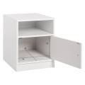 NIGHTSTAND MALORY FK2205.05 WHITE MELAMINE 40x40x50Hcm.