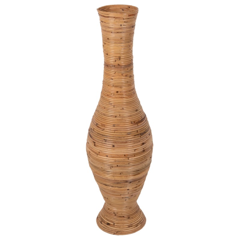 DECORATIVE FLOOR VASE FK7852 RATTAN IN NATURAL COLOR Φ30x100Hcm. DECORATIVE FLOOR VASE FK7852 RATTAN IN NATURAL COLOR Φ30x100Hcm.