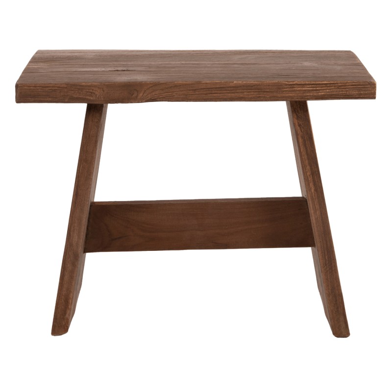 SIDE TABLE/STOOL FK7901 MIXED WOOD IN NATURAL COLOR 40x25x29,5Hcm.