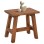 SIDE TABLE/STOOL RANCH FK7902 MAHOGANY WOOD IN NATURAL COLOR 49,5x24,5x45,5Hcm.
