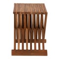 SIDE TABLE FK7896 FOLDABLE MADE OF TEAK WOOD IN NATURAL COLOR 40x33x45Hcm.
